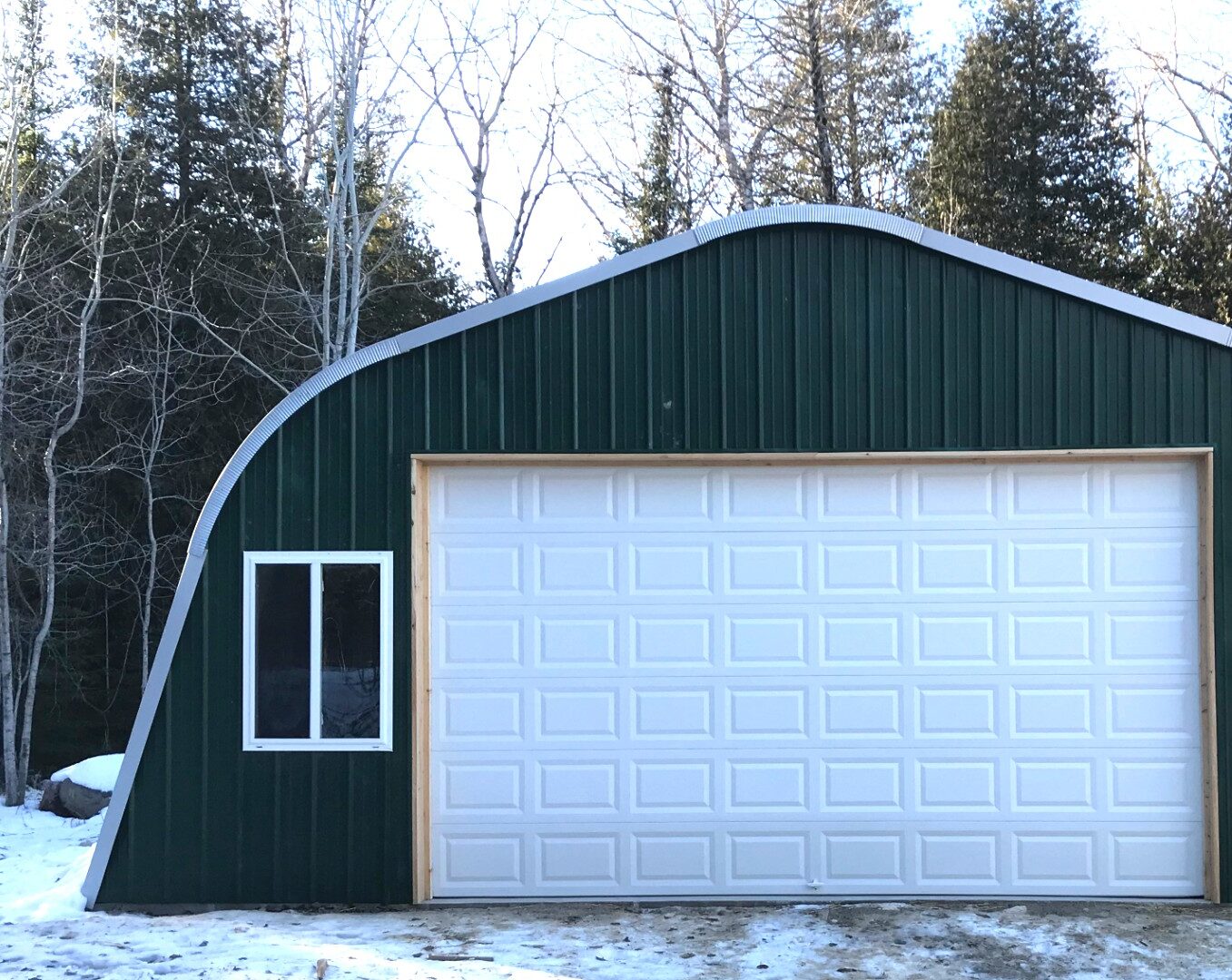 Two Car Garage (24'W x 14'H x 24'L) - SteelMaster