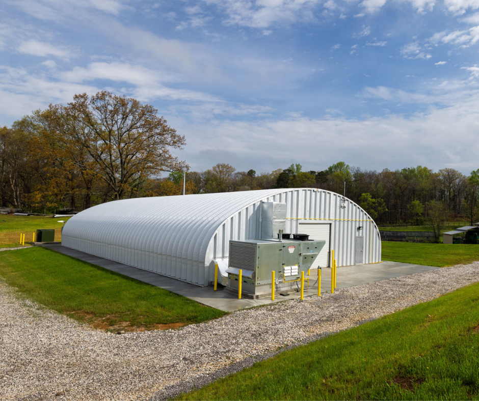 Quonset hut testing facility